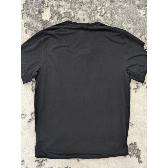 Brooks Distance Graphic Tee Shirt Black Run Hoppy Beer‎ Can Deschutes Brewery M - Picture 4 of 7